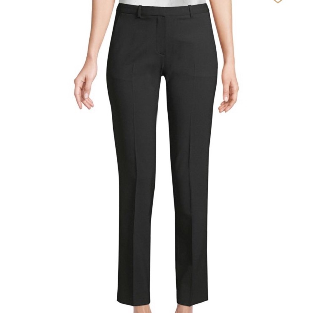 Theory Hartsdale Crepe Straight Leg Pants - 2